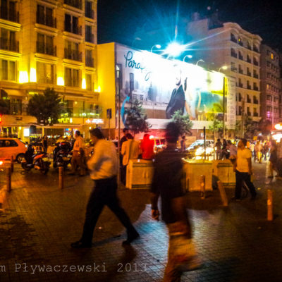 Taksim by night - ruch nawet chyba większy, niż za dnia.