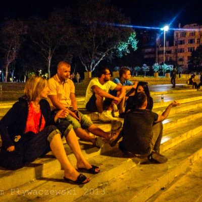 Popas na placu  Taksim.